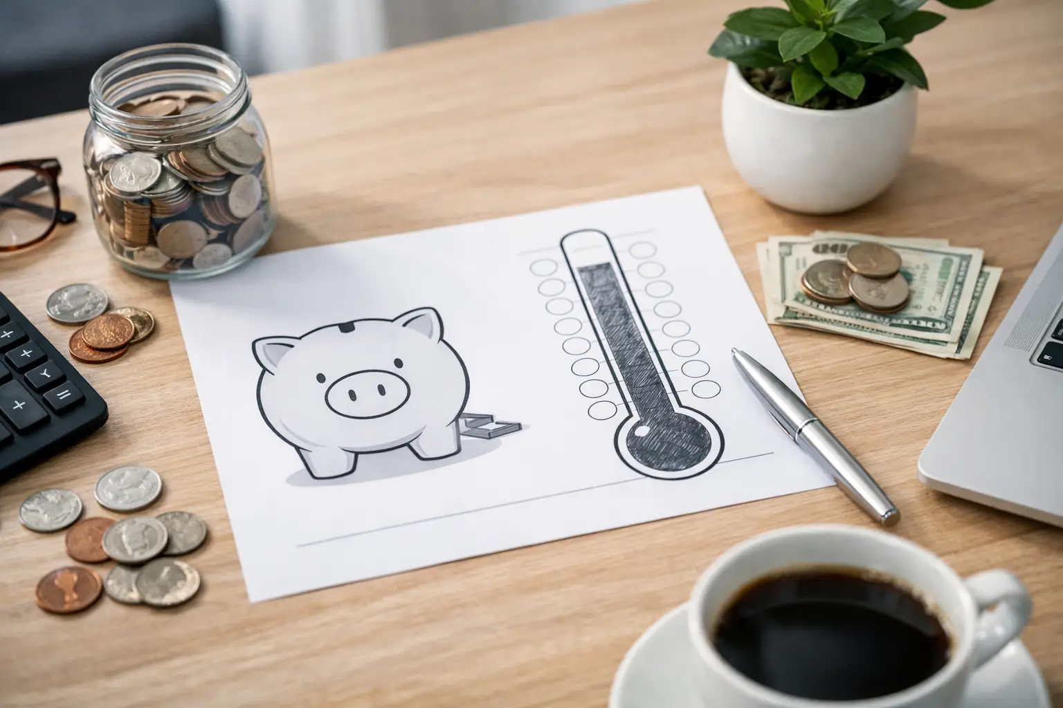 Savings Goal Tracker Printable That Keeps You Moving — Finance Scoops article
