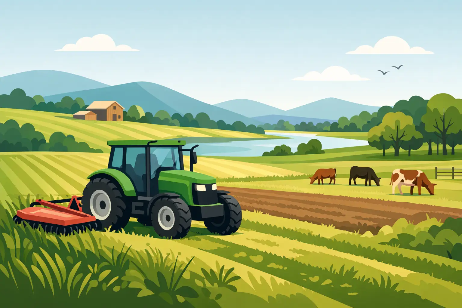 Tractor Work for Acreage That Keeps Land Usable
