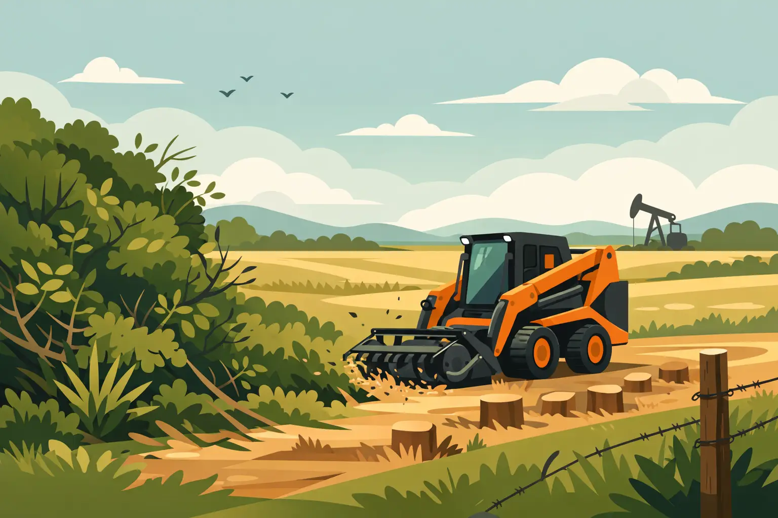 How to Manage Invasive Brush on Oklahoma Land