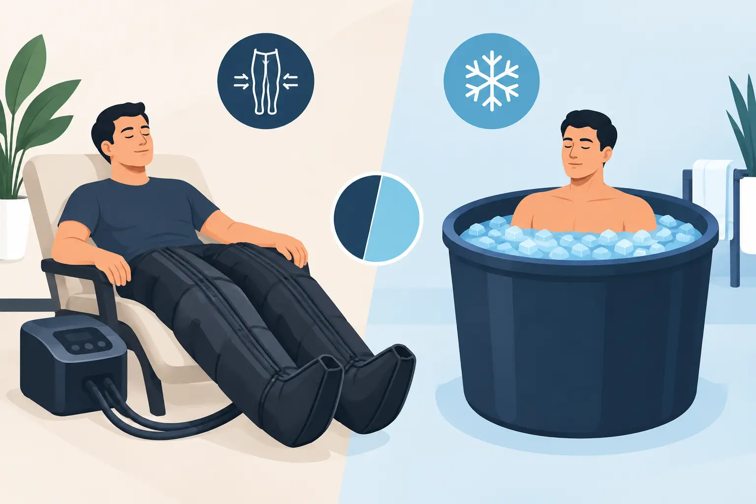 Compression Boots Versus Ice Baths: What Works Best?