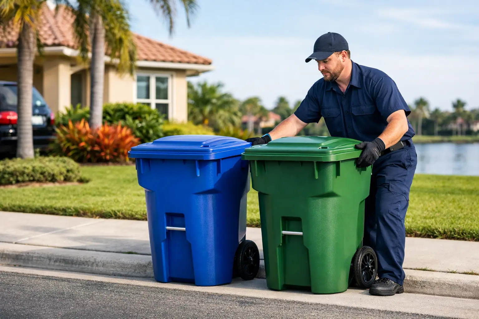 Curbside Cart Safety for Florida Homeowners