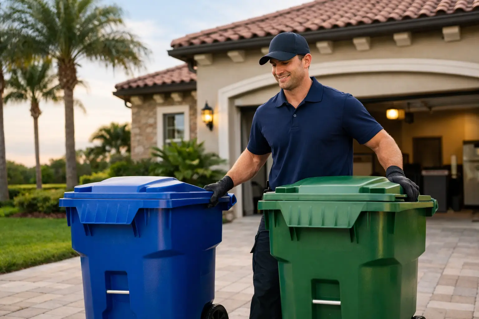 How Does Trash Valet Work for Florida Homes?