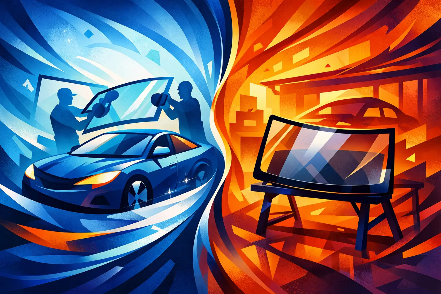 Mobile Auto Glass Versus Shop Service Compared