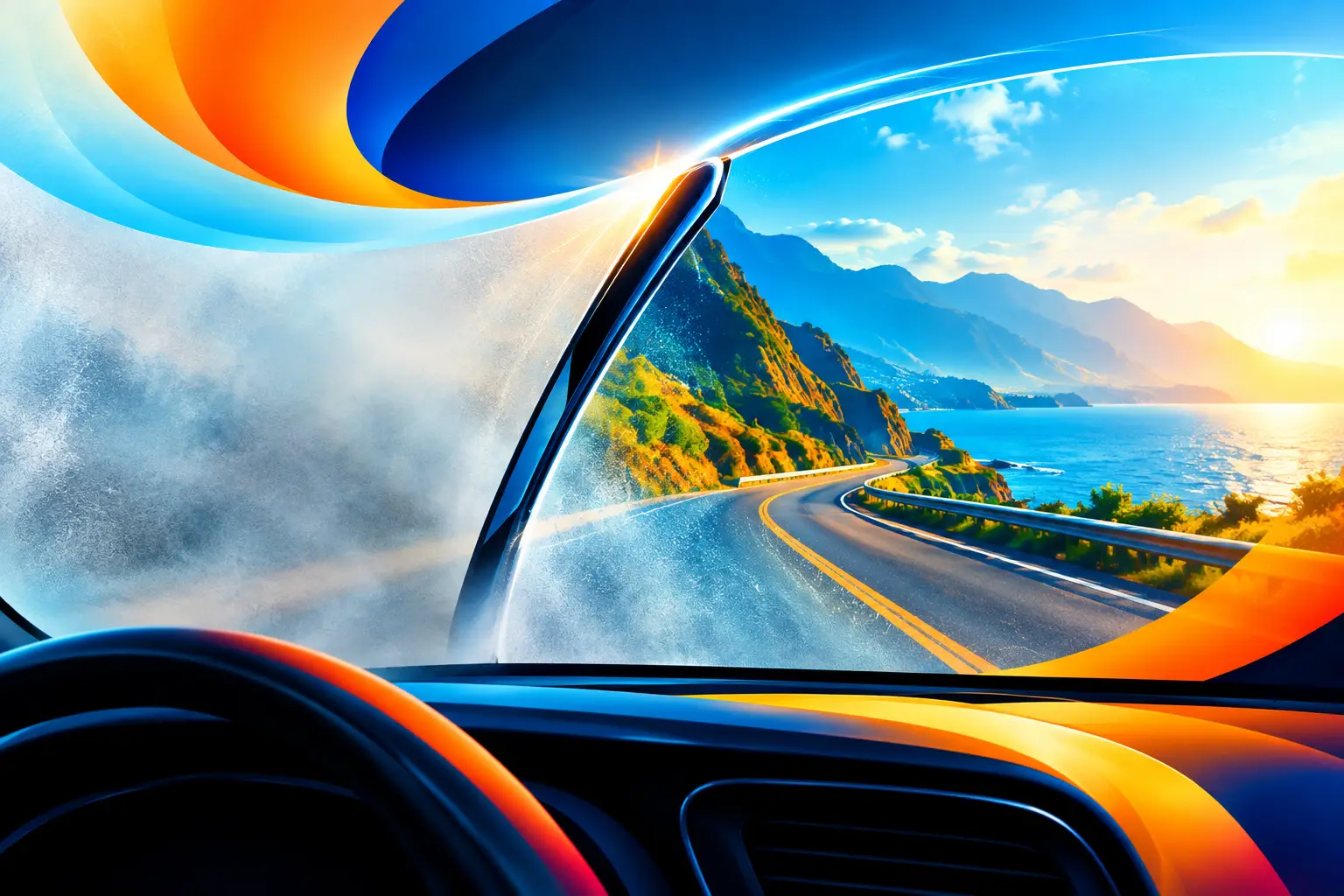 Windshield Haze Removal for Clearer Drives