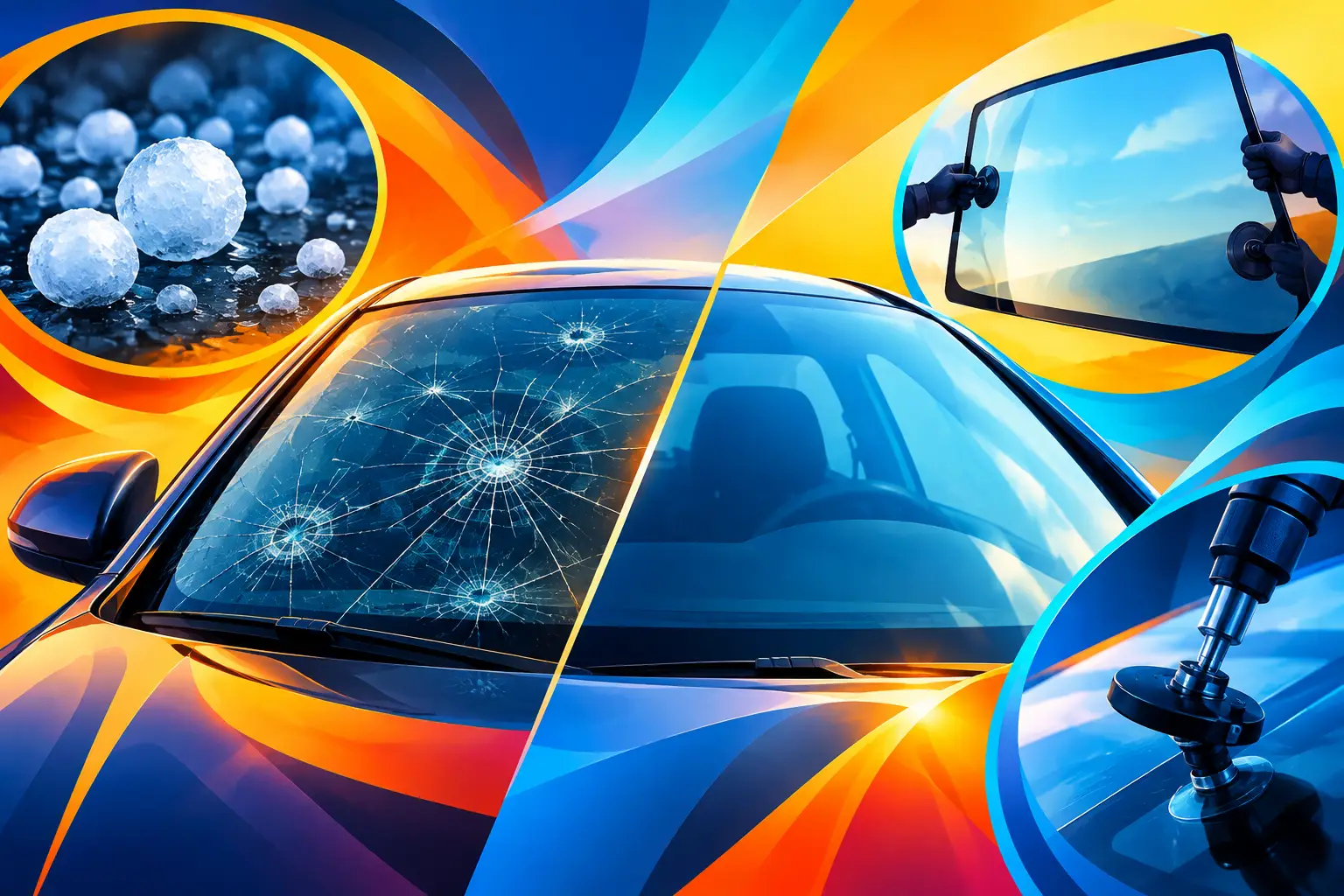 Hail Glass Damage: Repair or Replace Your Auto Glass