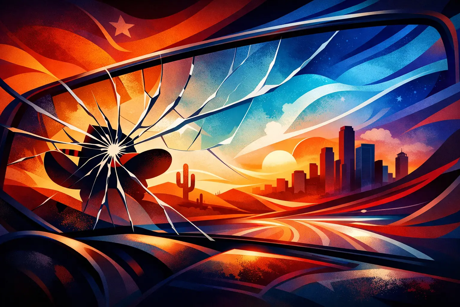 Cracked Windshield Legality in Texas Explained