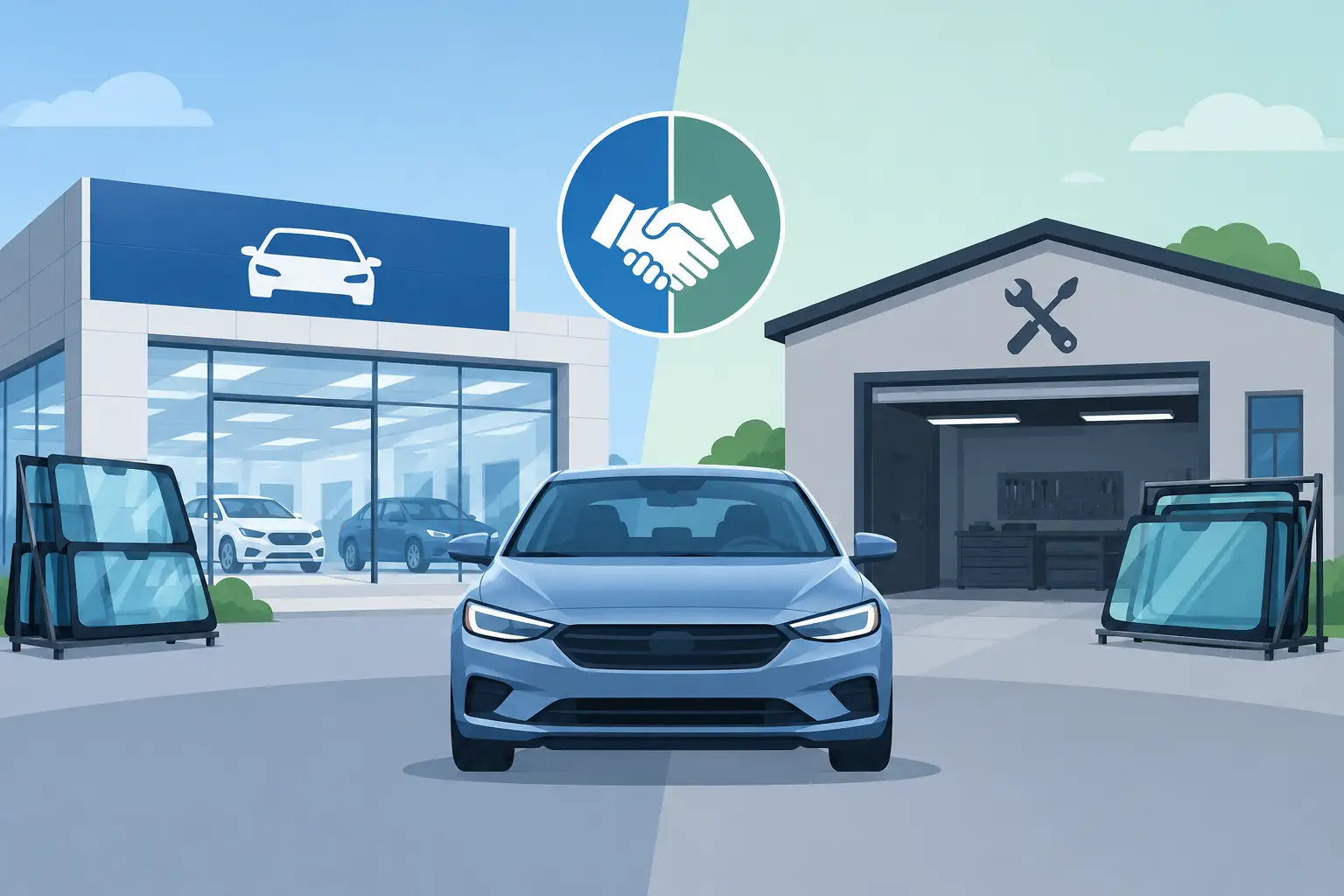 Dealer Versus Independent Glass Shop: Which Is Best?