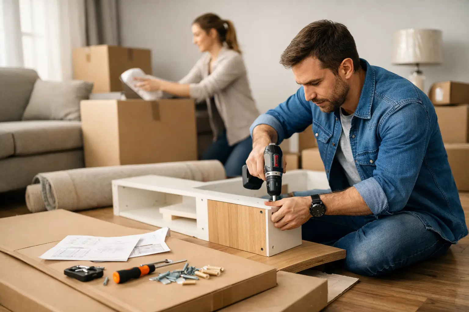Furniture Assembly After Moving Without Delays