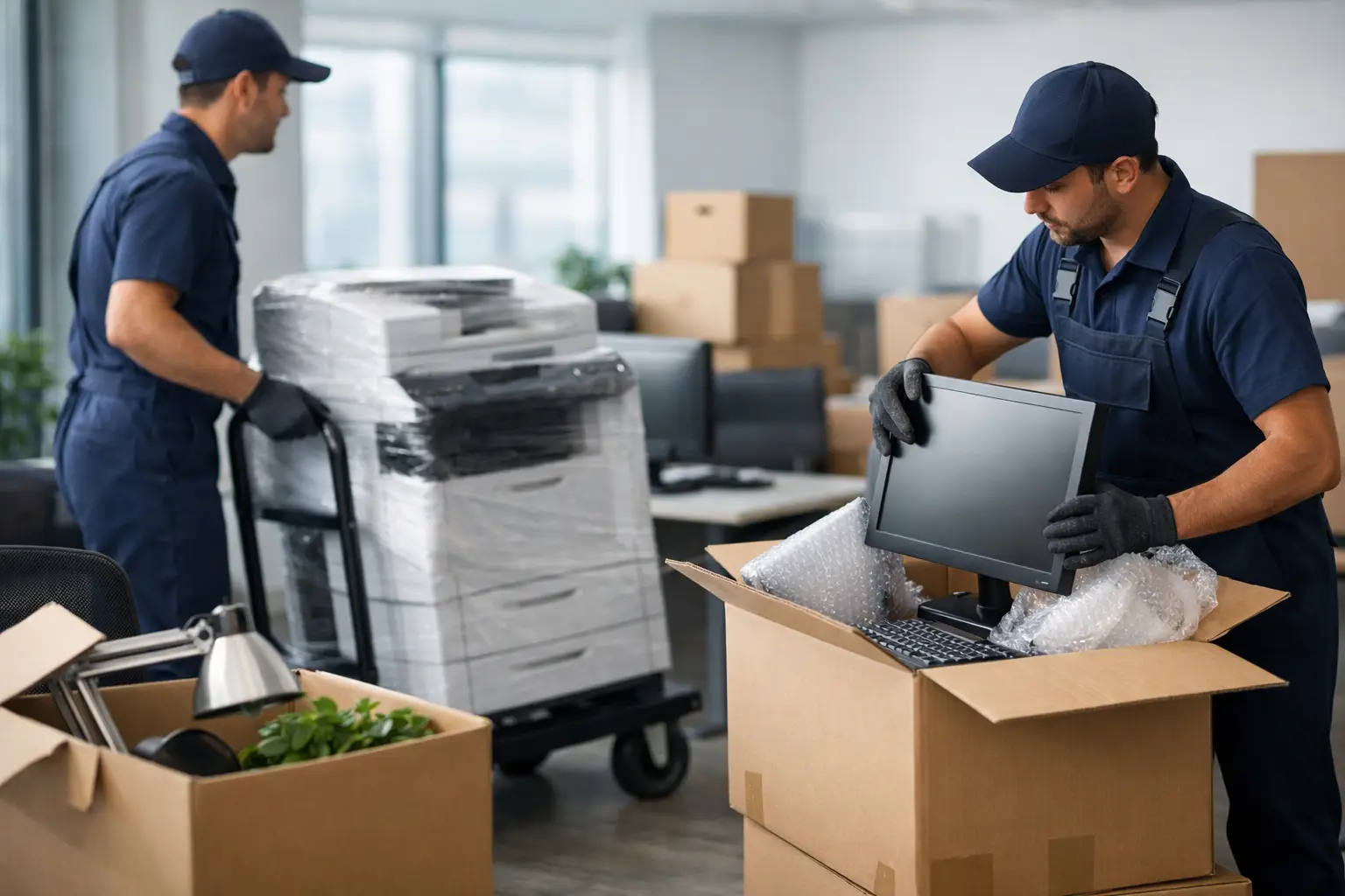 How to Move Office Equipment Safely
