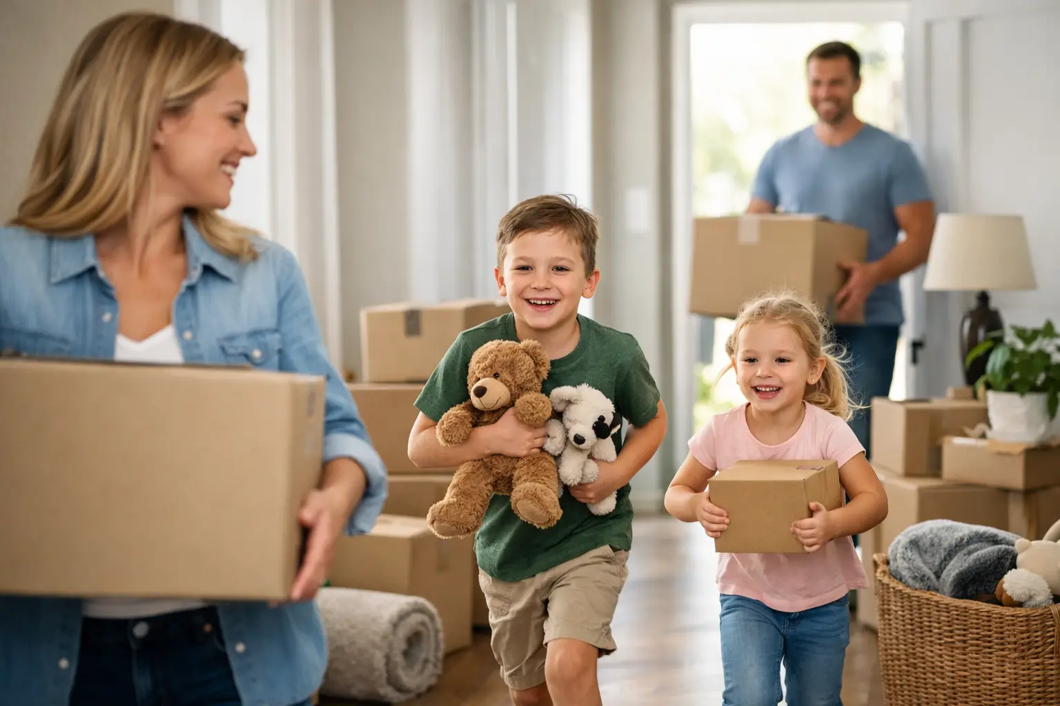 How to Move With Children Without the Chaos