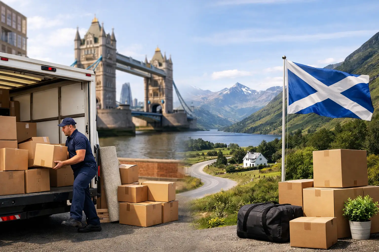 London to Scotland Removals: What to Plan