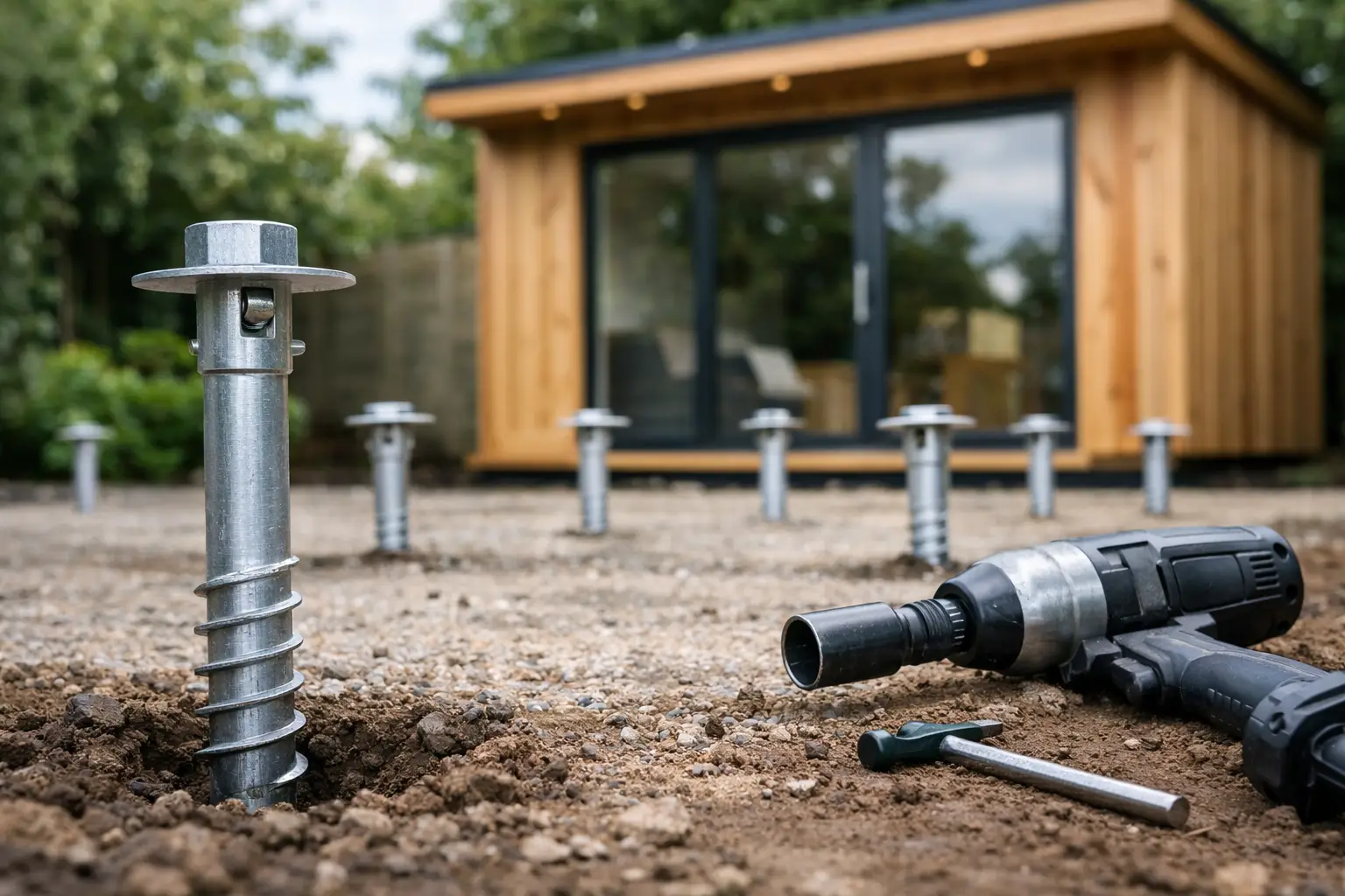 Garden Room Foundation Screws Explained