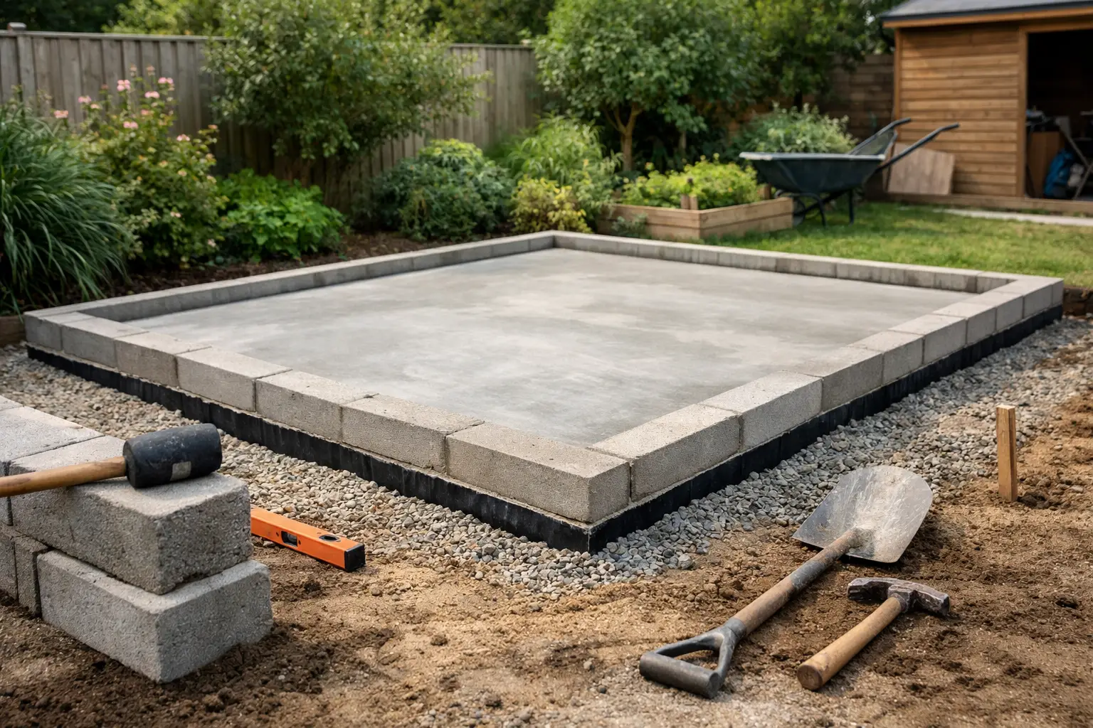 How to Build a Garden Room Foundation