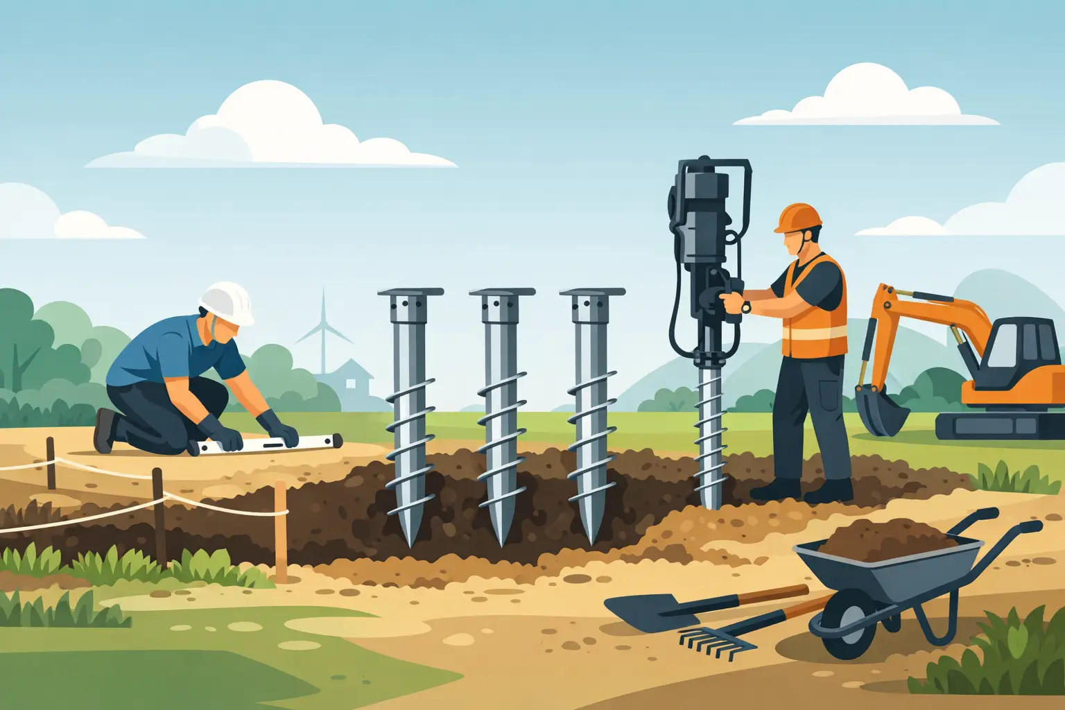 How to Prepare Site for Ground Screws