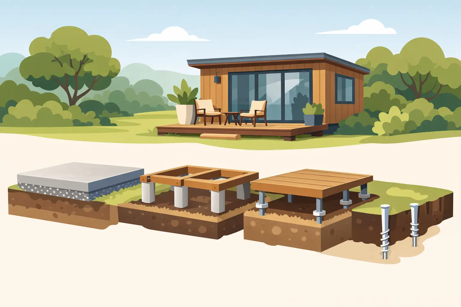 Best Foundation Choices for Garden Annexes