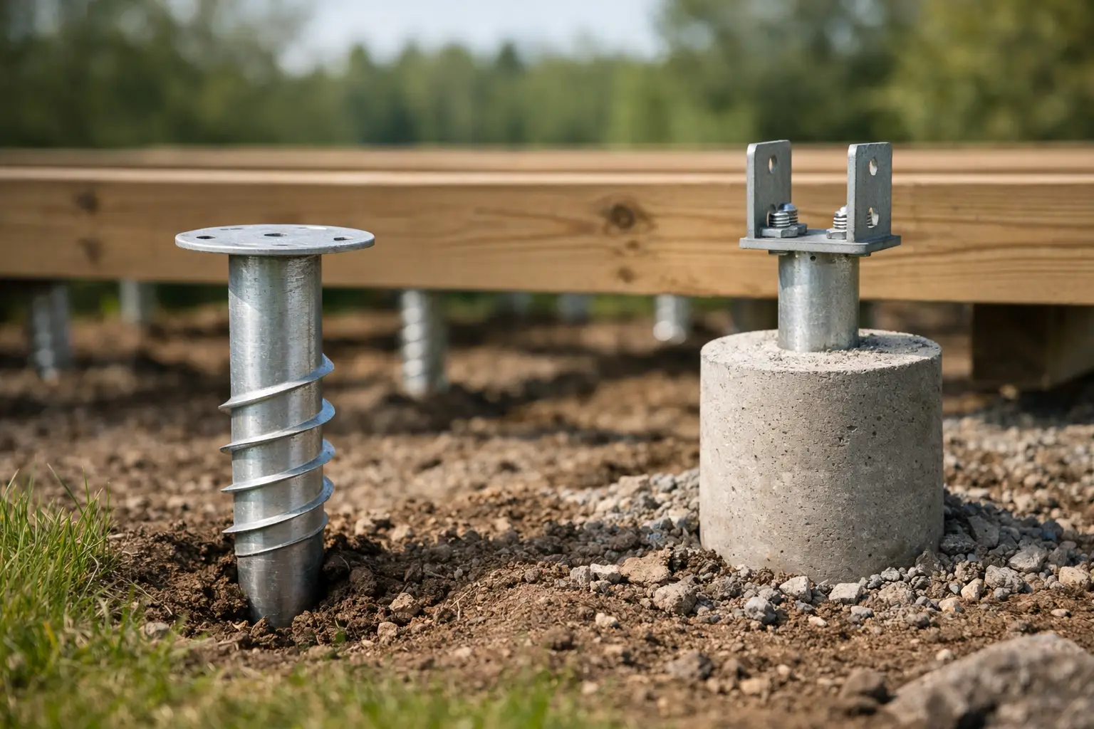 Can Ground Screws Replace Concrete Footings?