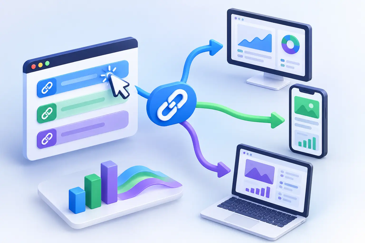 Can Links Route Traffic Based on Each Click?