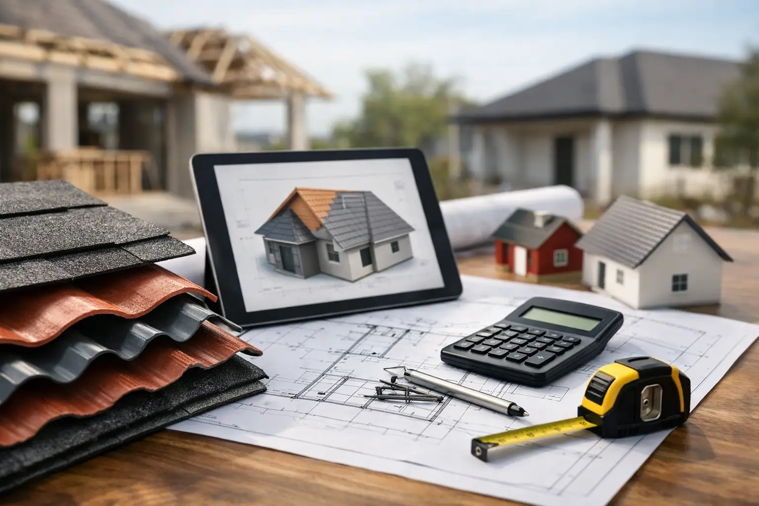 Estimador de Materiales para Techo That Plans Better