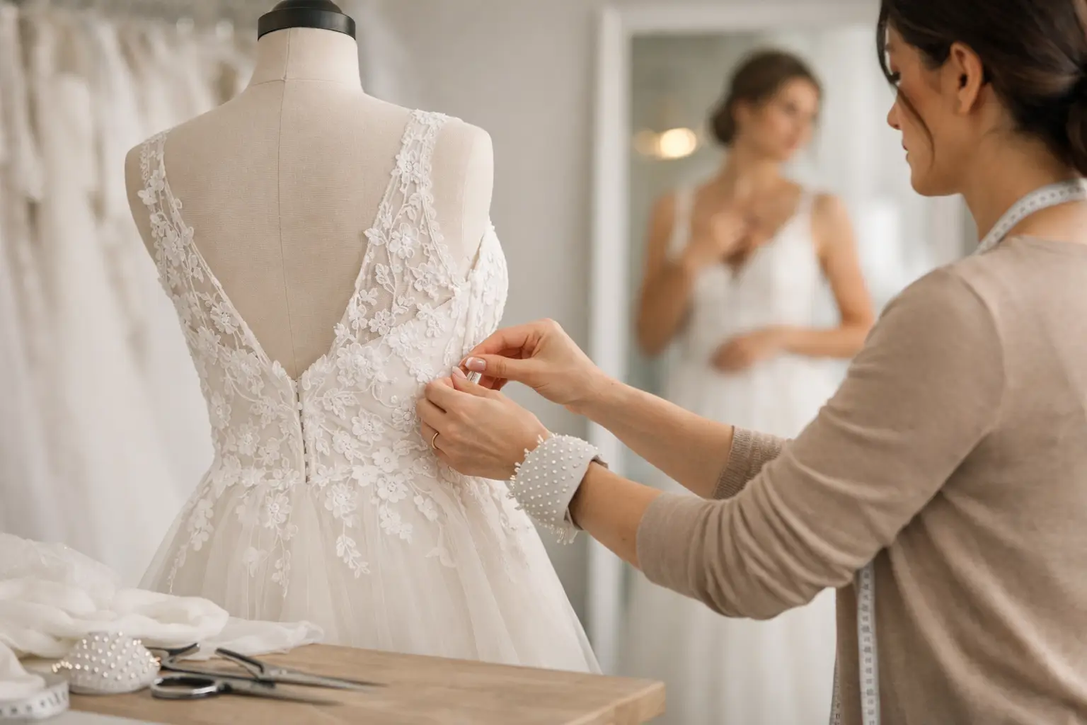 Can a Wedding Dress Be Altered? | adstitch.com.au