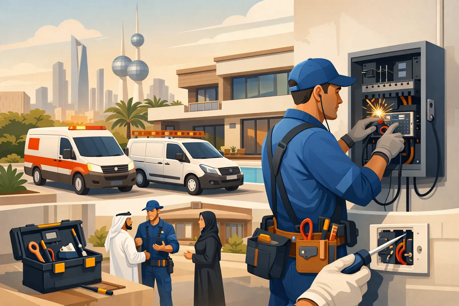 Emergency Electrical Repair Kuwait Safe Next Steps