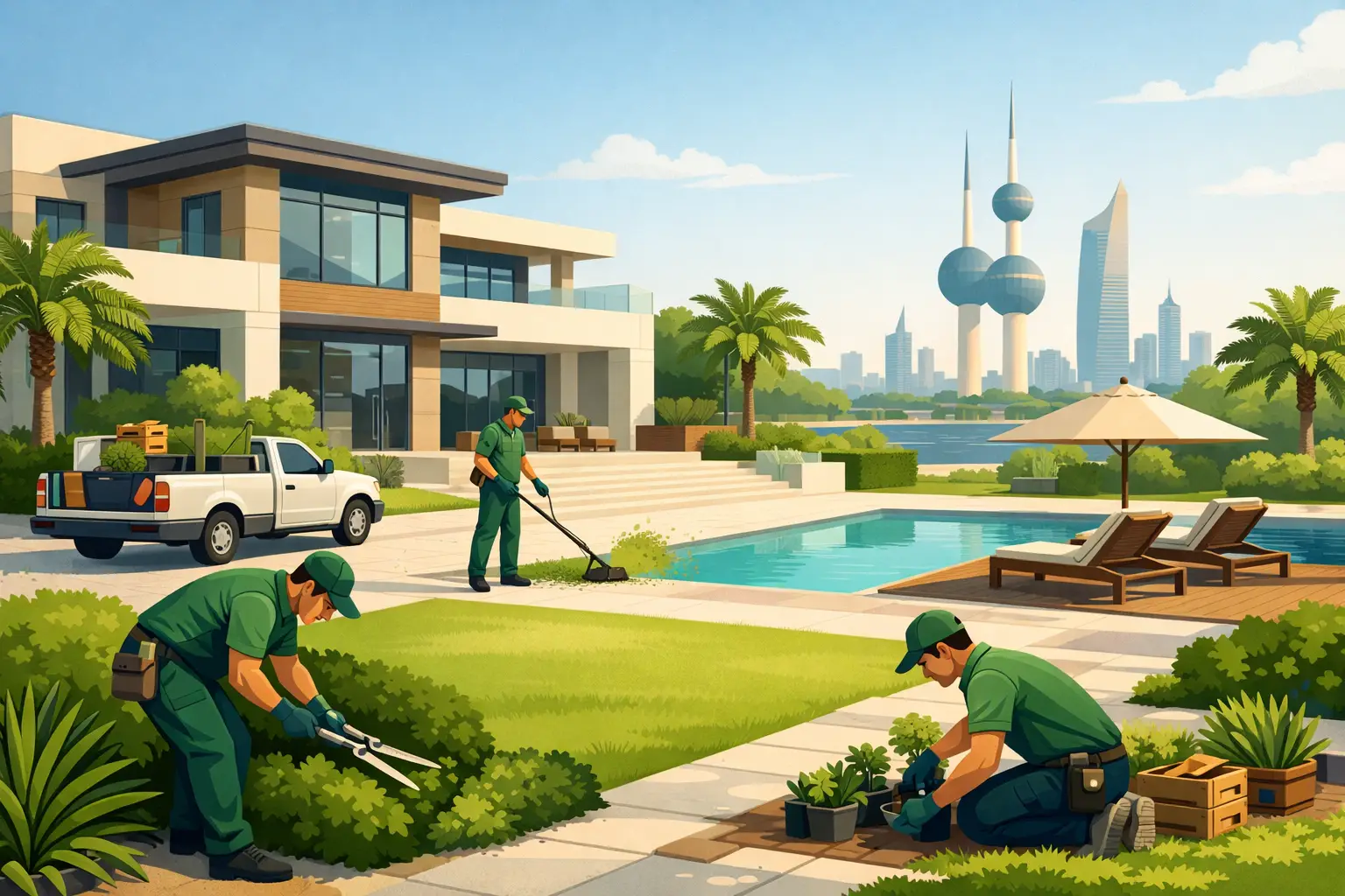 Landscaping Maintenance Kuwait for Better Outdoor Areas