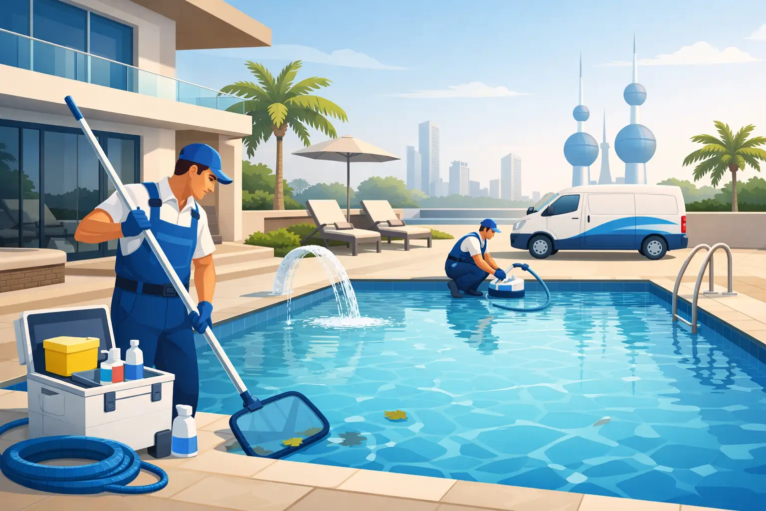 Swimming Pool Maintenance Kuwait for Clean Water
