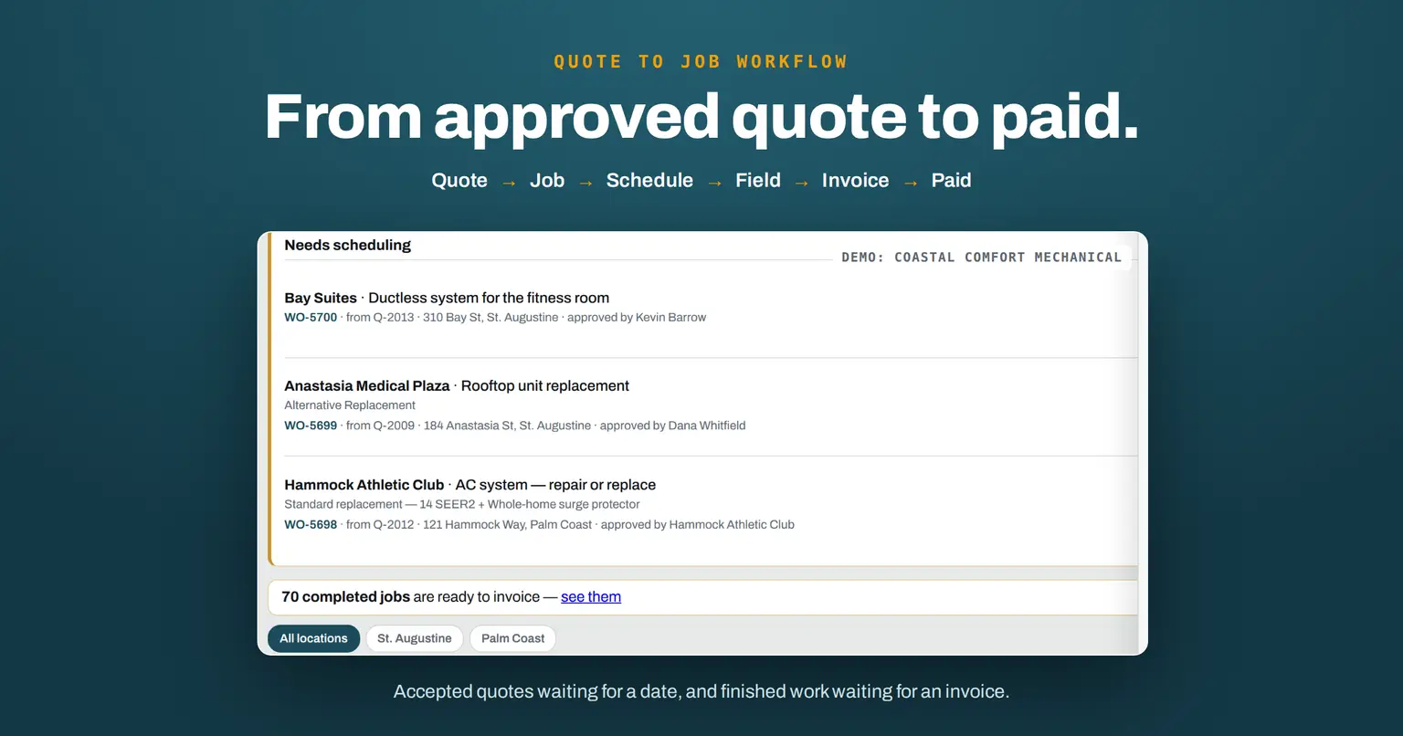 From Approved Quote to Paid: What Quote to Job Workflow Software Must Control