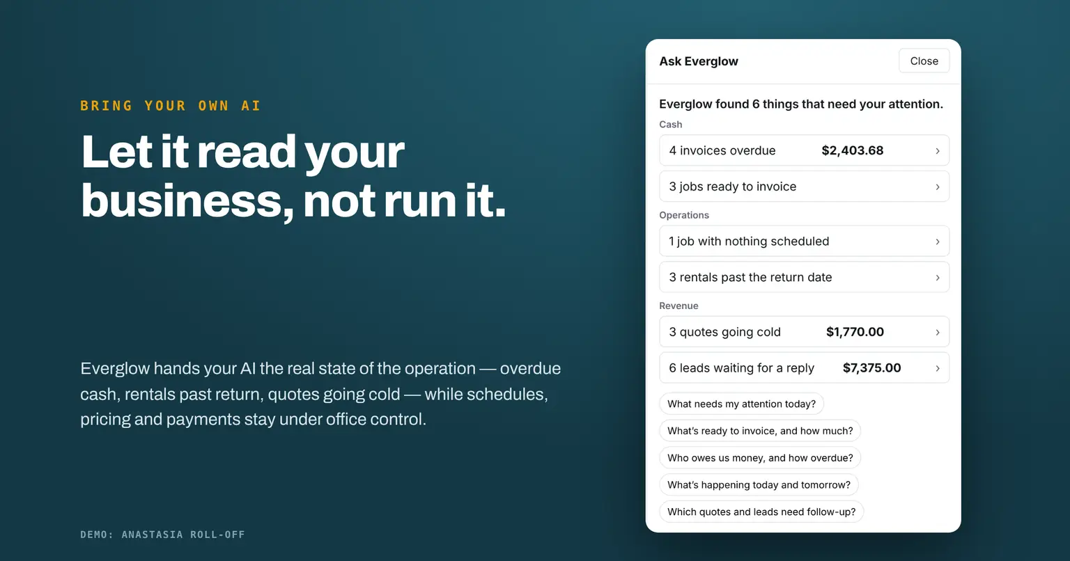Bring Your Own AI Business Software With Control