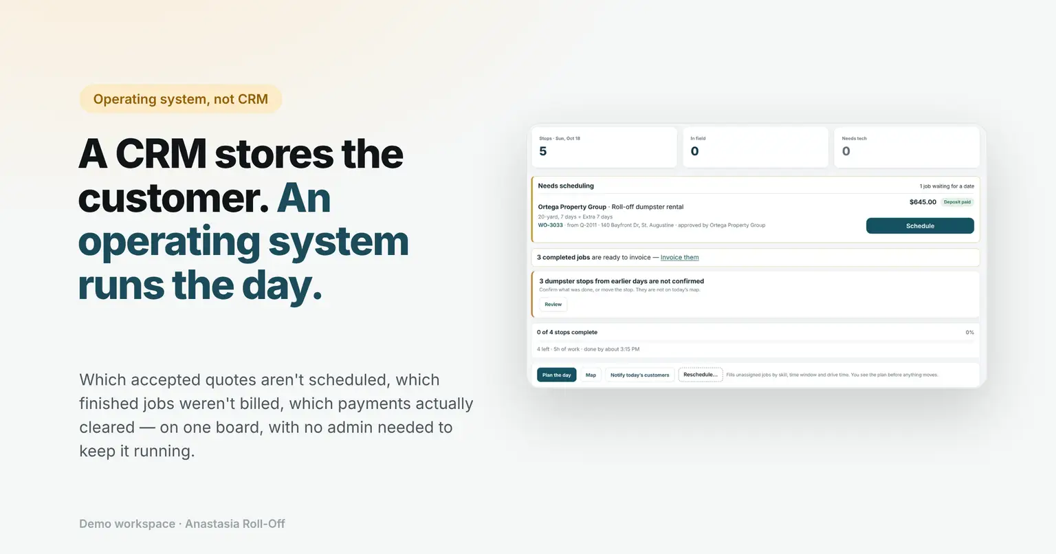 A Salesforce Alternative for Service Companies