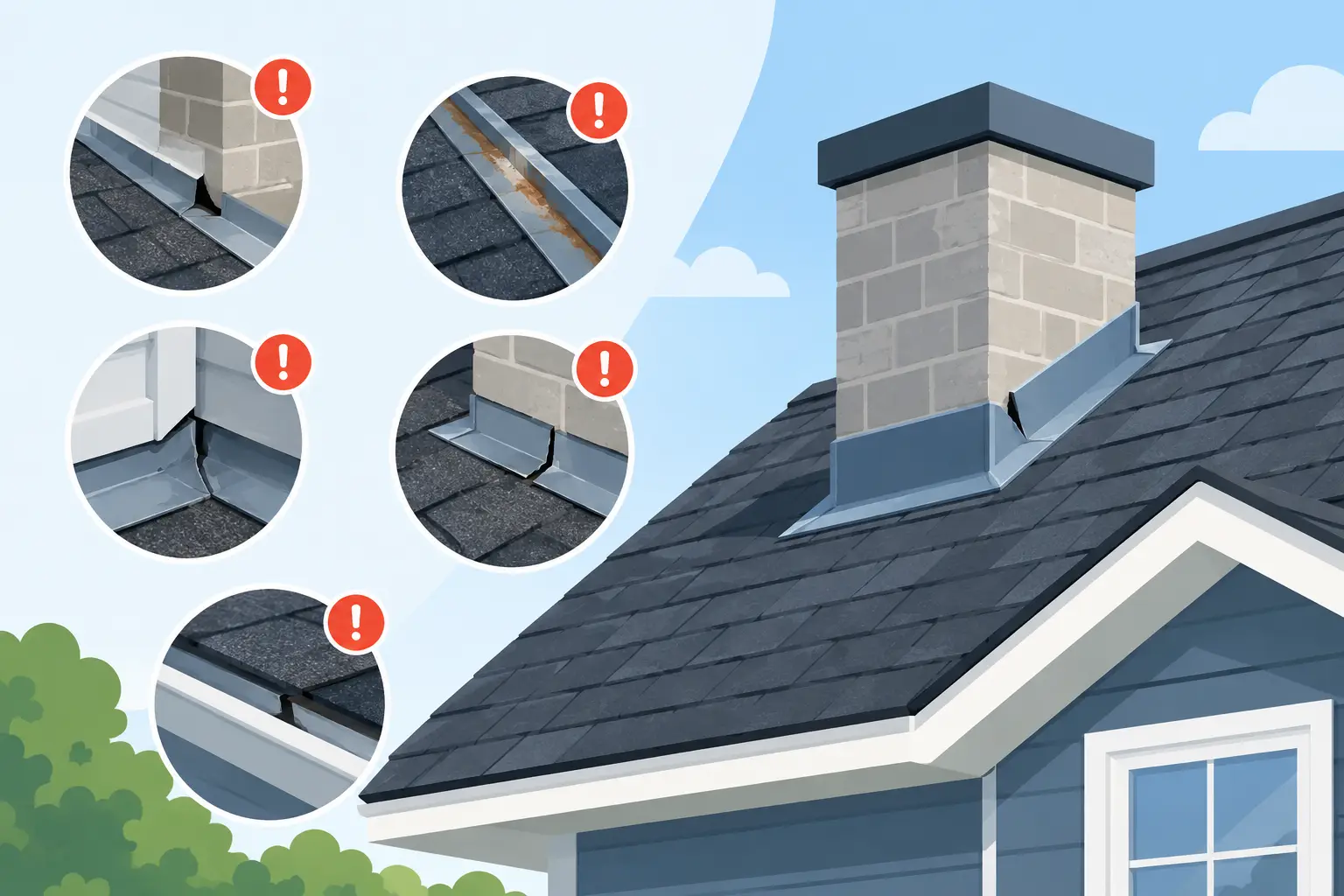 7 Warning Signs of Bad Flashing on Your Roof