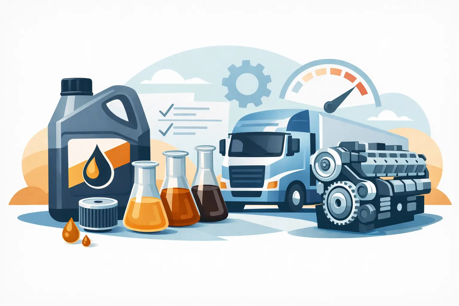 SHPD engine oil selection for commercial diesel vehicles and equipment