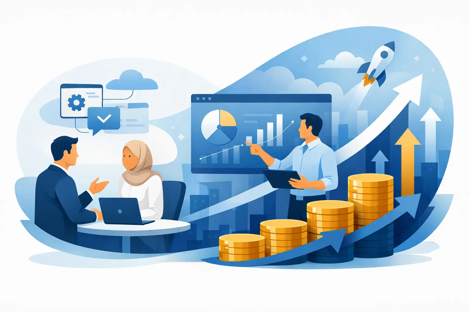 استشارات تقنية للشركات تحول الإنفاق الرقمي إلى نمو