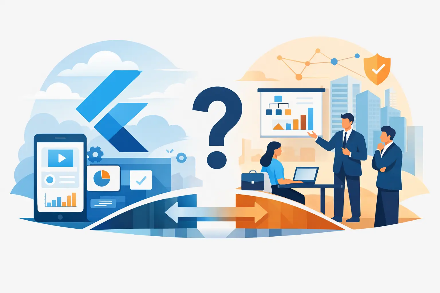 هل يناسب Flutter تطبيقات المؤسسات؟ قرار قبل التنفيذ
