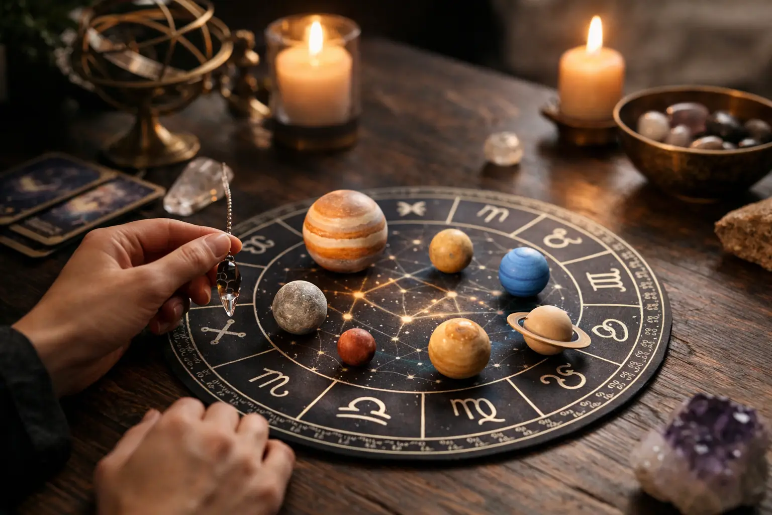 Comprendre les planètes du thème natal