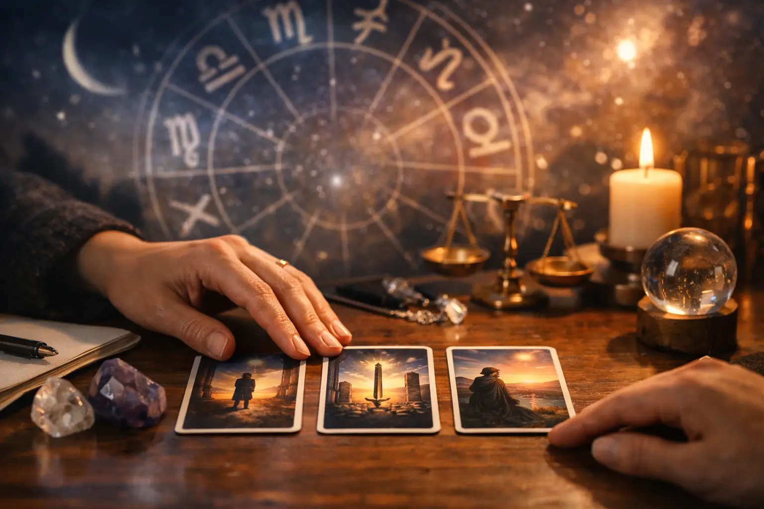 Préparer un tirage tarot pour une décision