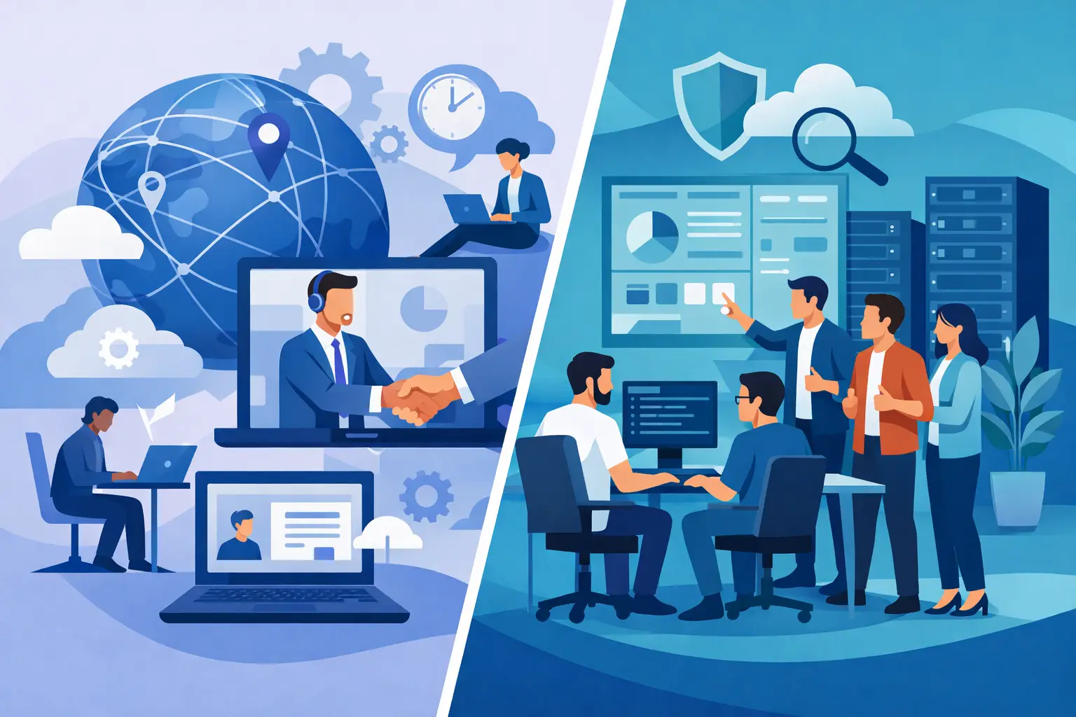 Outsourcing oder eigenes IT-Team?