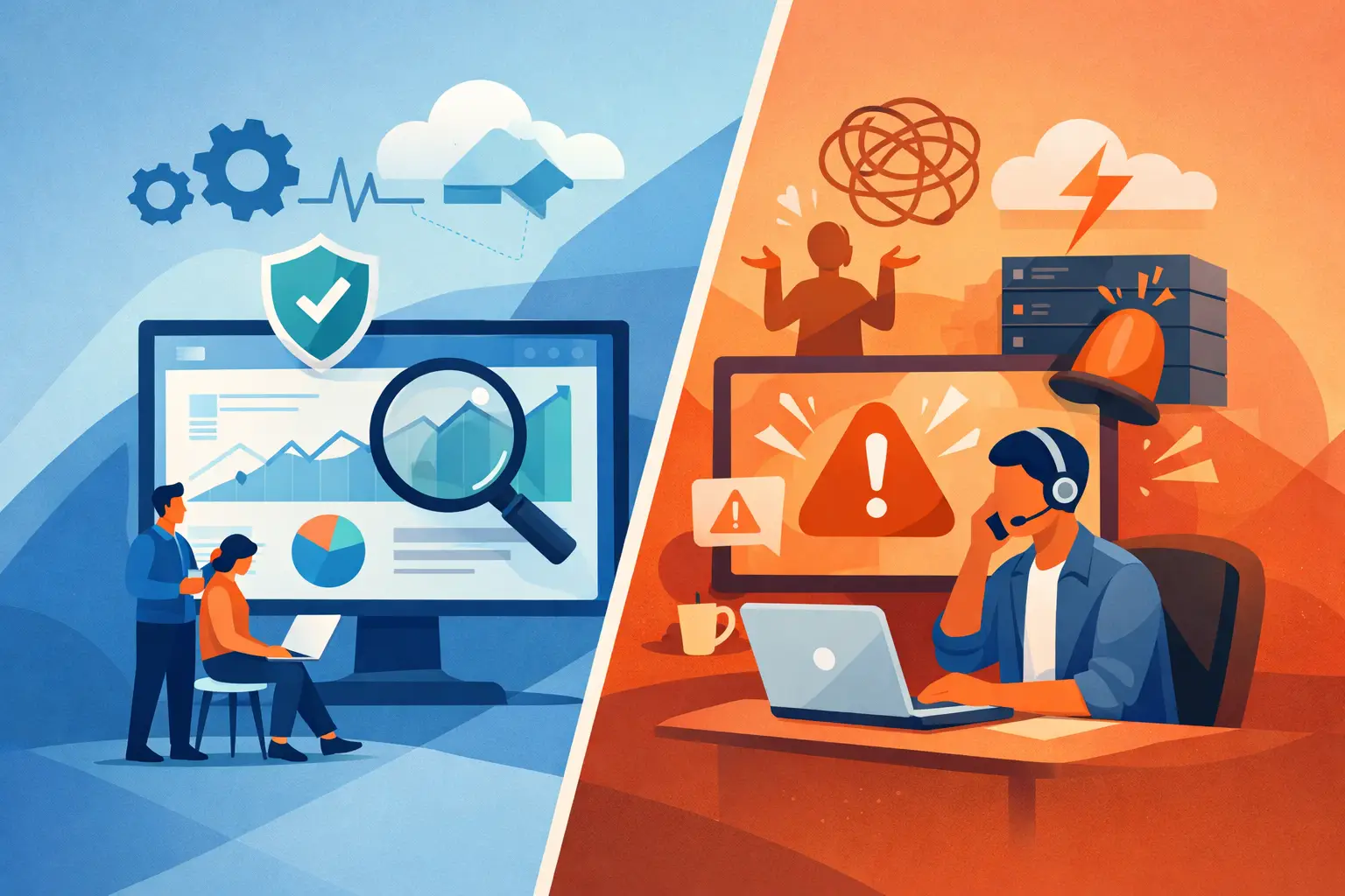 Monitoring oder reaktiver Support - was ist sinnvoll?