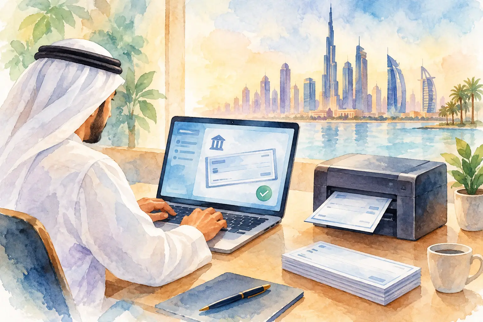 Online Check Printing Software for GCC Finance
