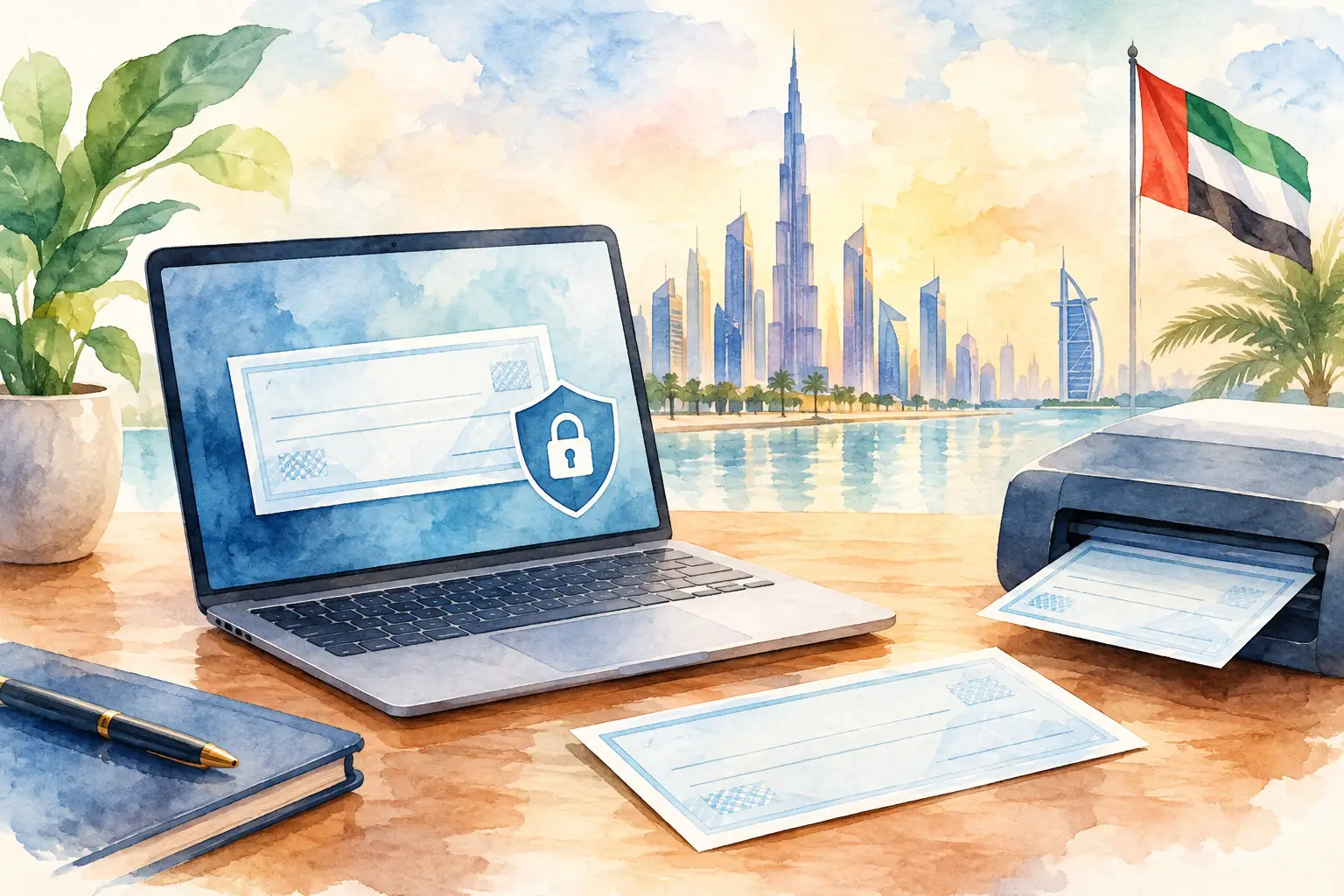 Secure Online Cheque Printing UAE That Stays Controlled