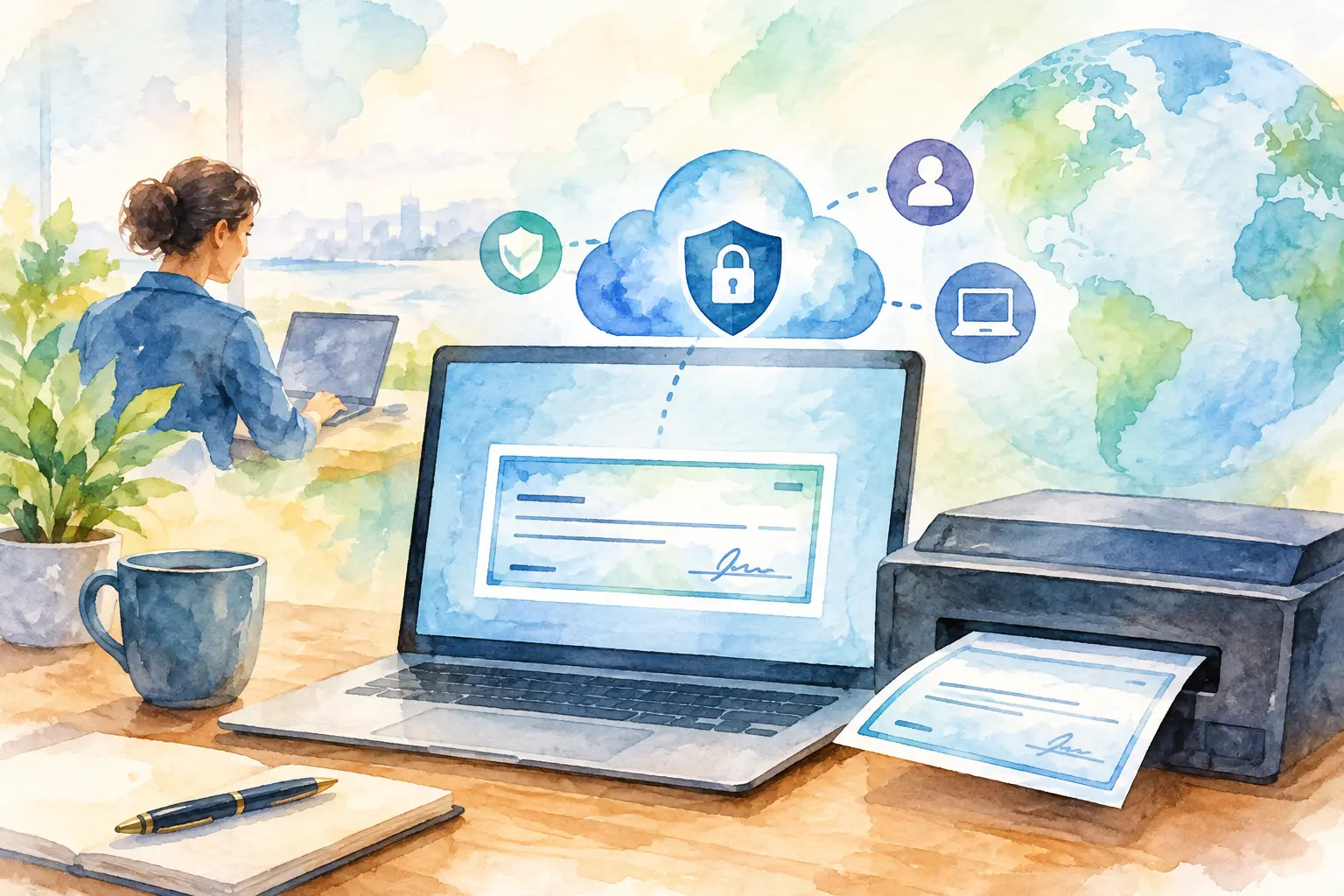 Remote Cheque Printing Cloud Software That Controls Risk