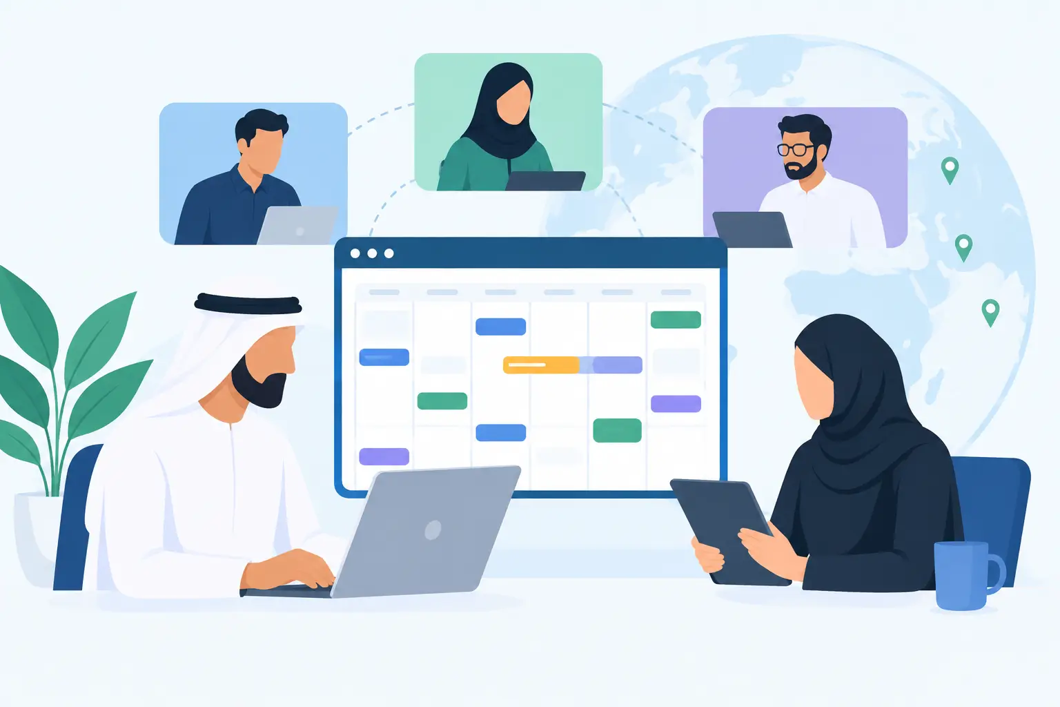 PDC Calendar Tracking Software for Teams