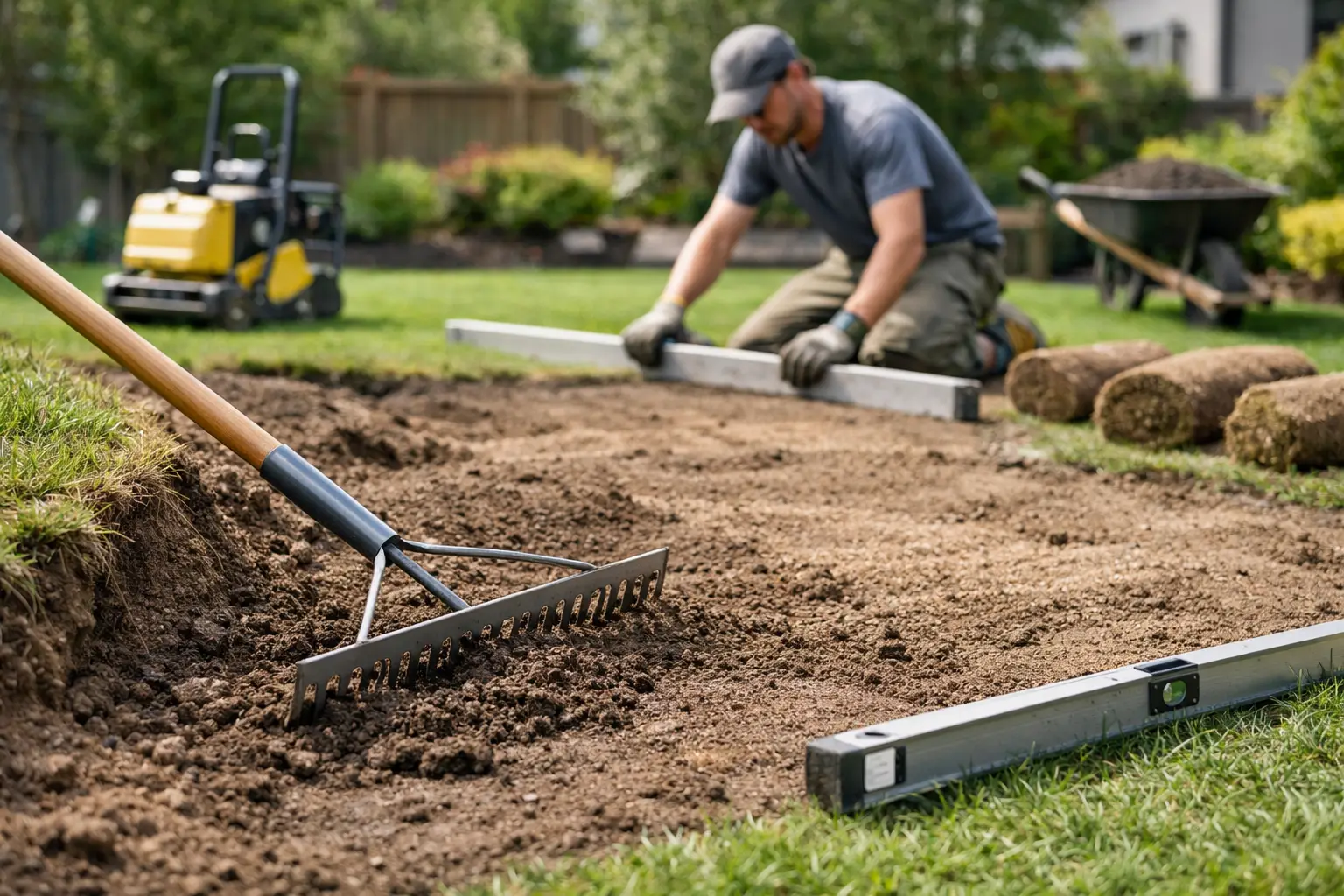 How to Level an Uneven Yard the Right Way