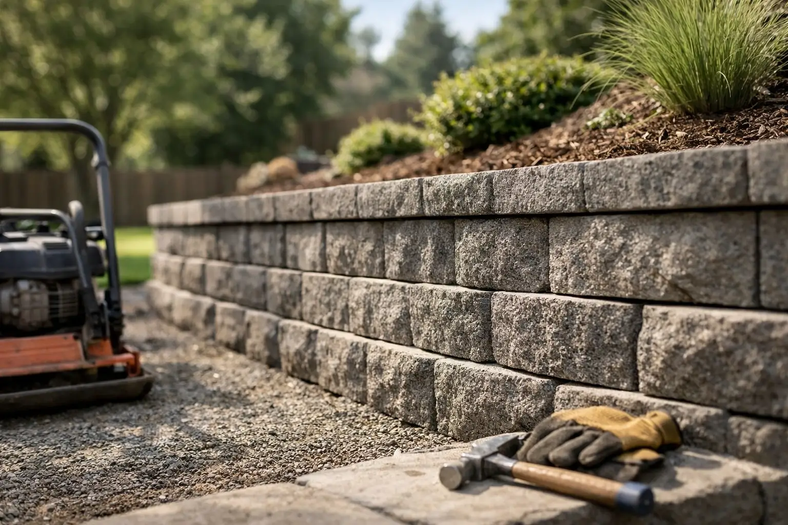 How to Build a Retaining Wall That Holds Up