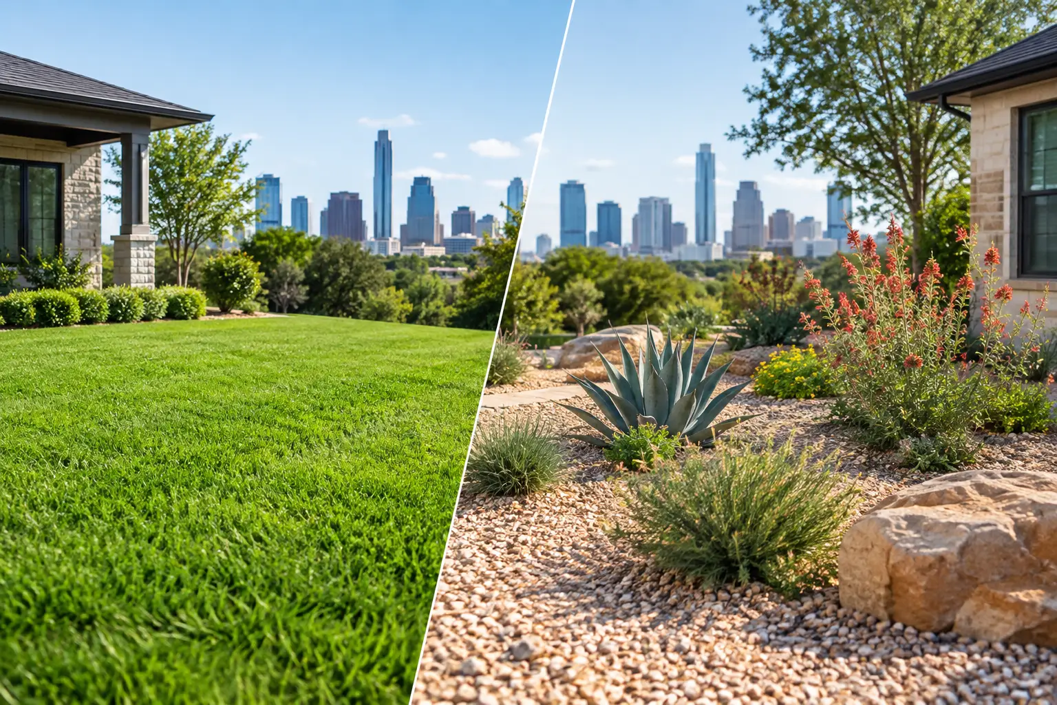 Sod or Xeriscape Yard: What Works in Austin?