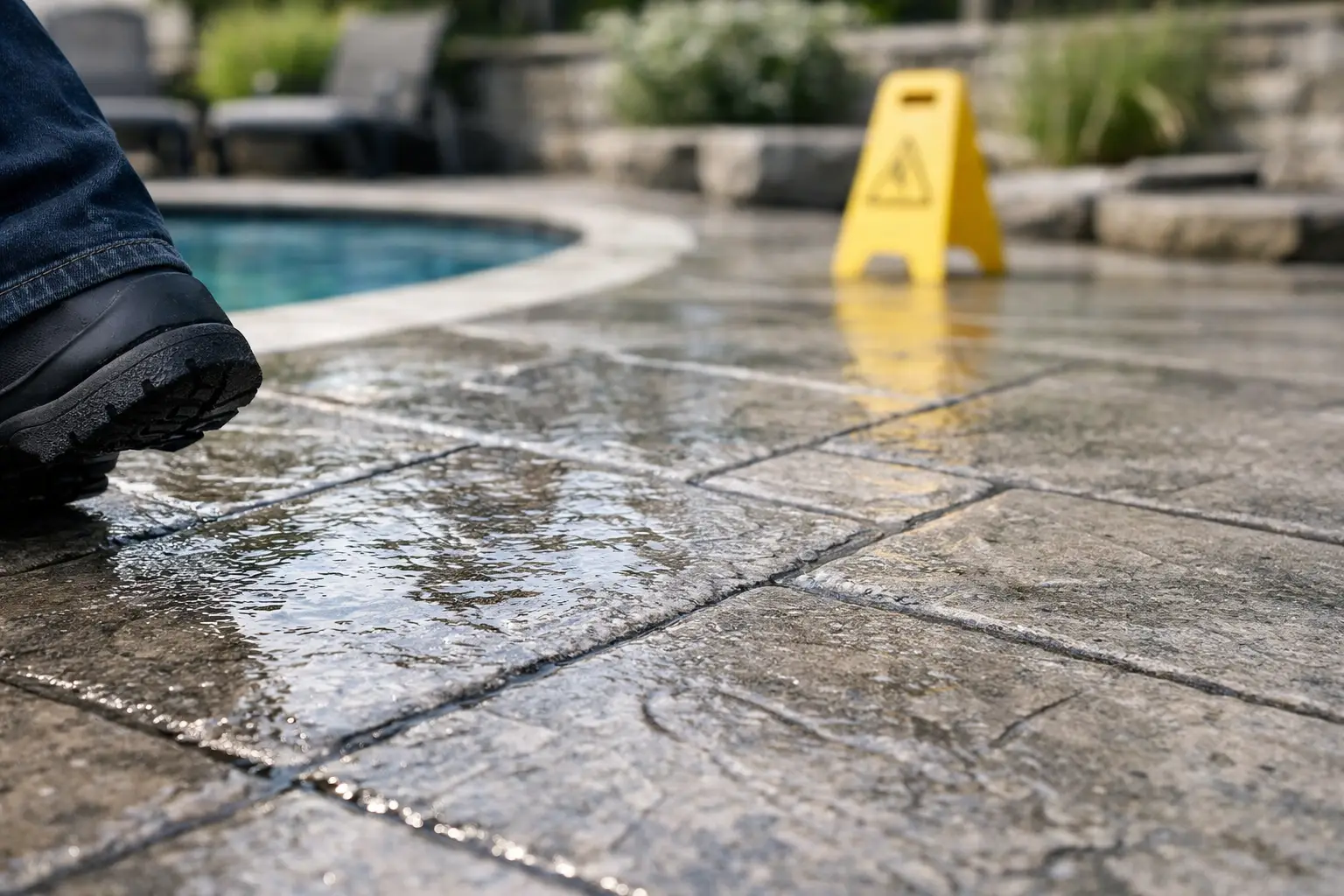 Is Stamped Concrete Slippery? What to Know