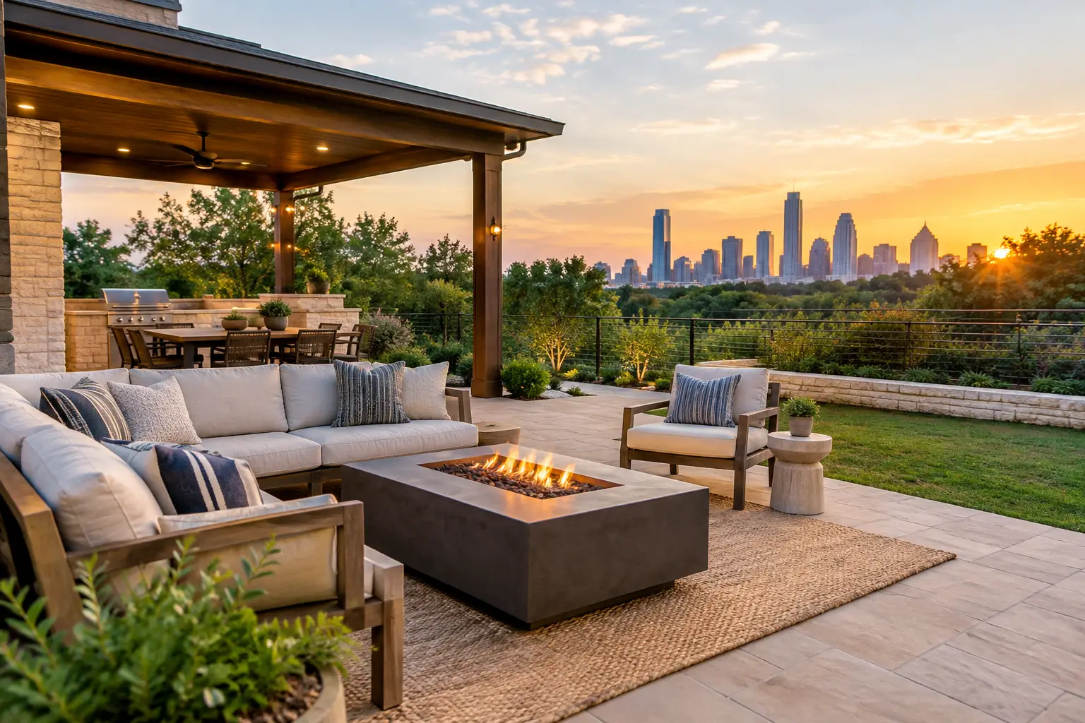 Patio Designs Built for Austin Backyards