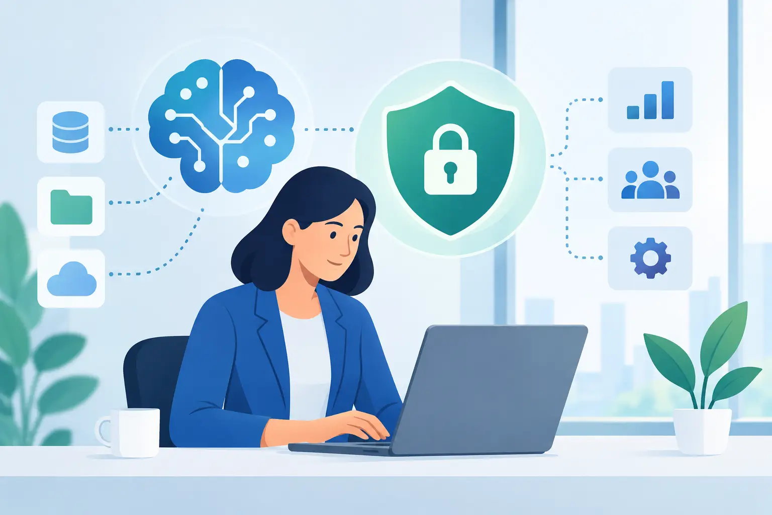 Secure AI for Business Data Without Slowing Work