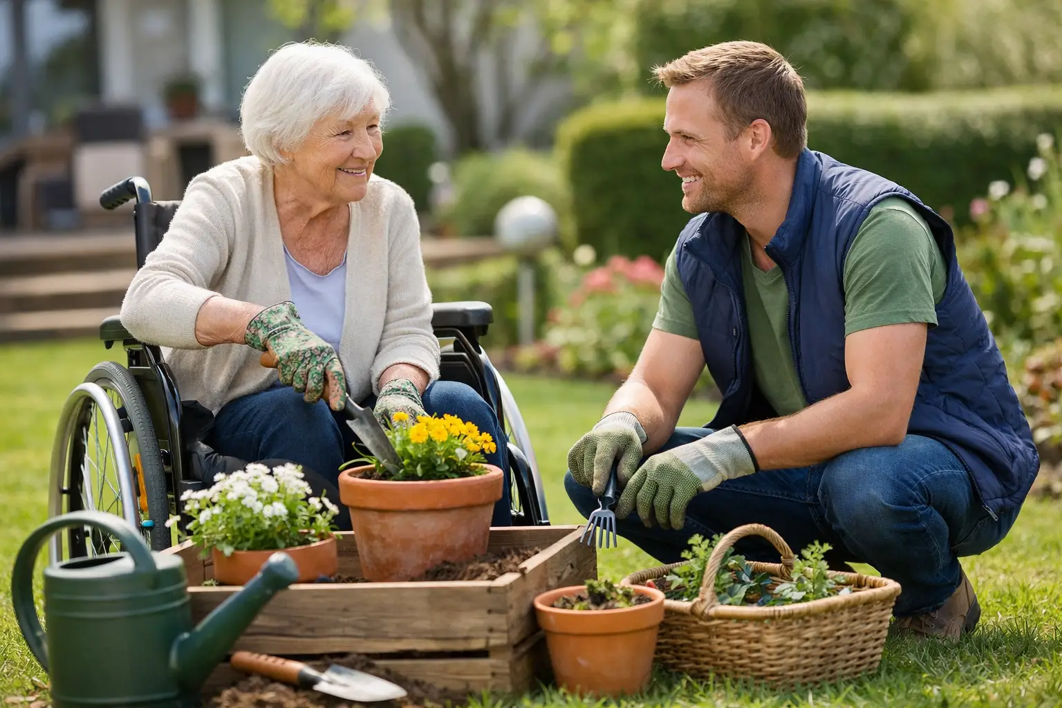 Gartenpflege bei Pflegegrad möglich?