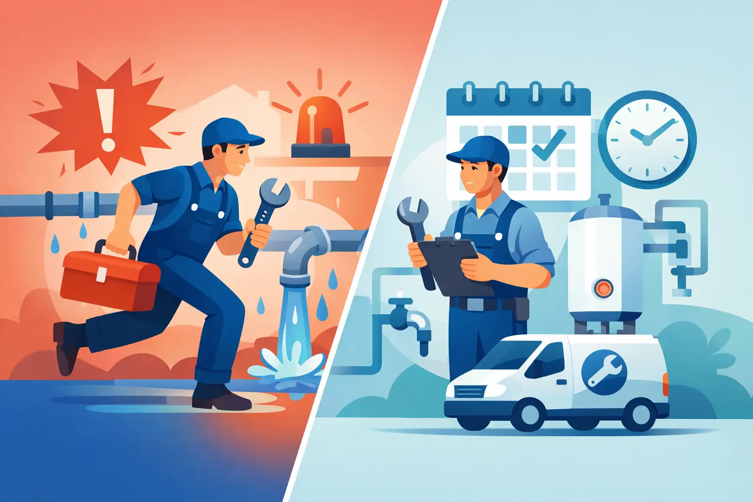 Emergency Plumber Versus Scheduled Service Explained