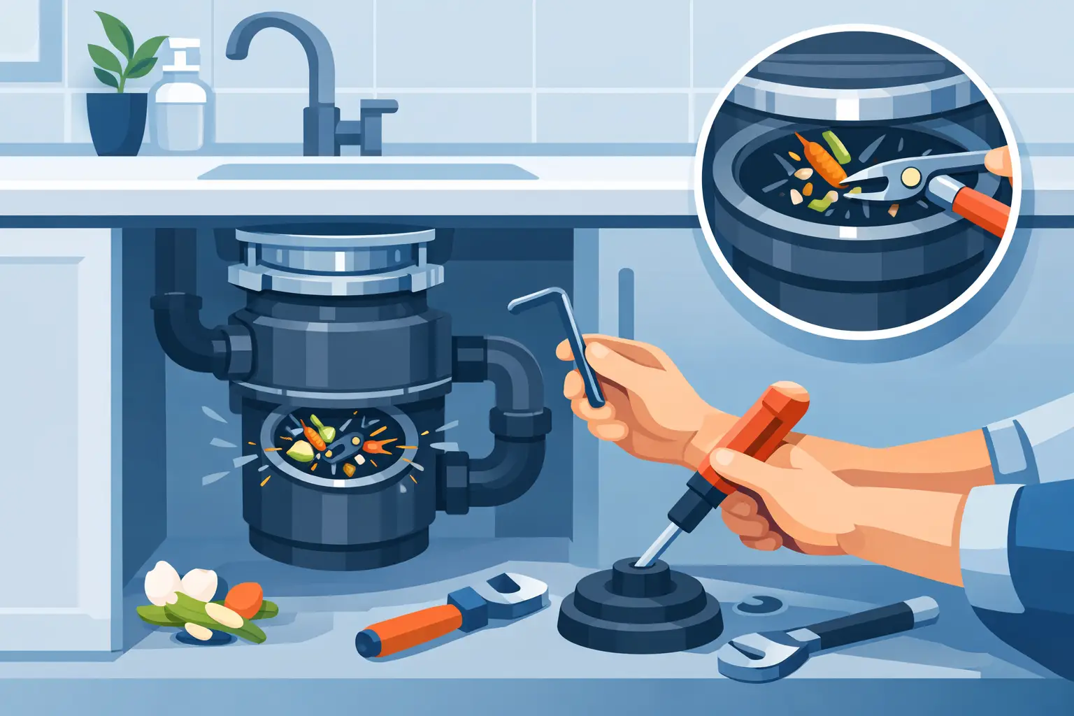 Garbage Disposal Jam Fixes That Actually Work